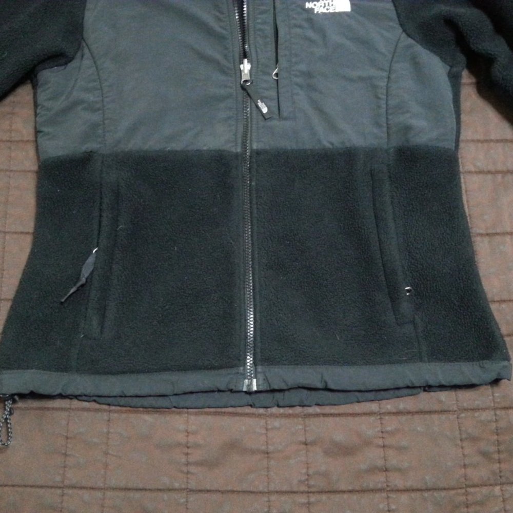 The North Face Jacket Fleece Polartek Women's Medium Black/ Gray /Charcoal - Picture 5 of 16